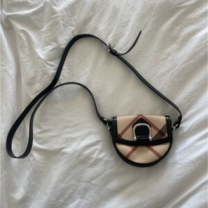 Burberry Supernova Check Canvas Crossbody Bag